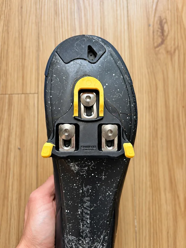 Kufr Shimano SPD-SL na podrážce, druhé nastavení