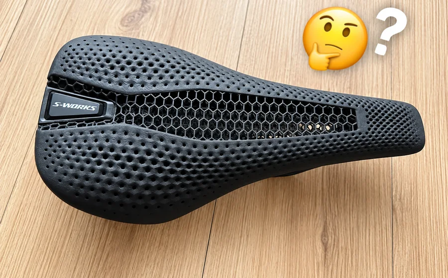 Sedlo s 3D tištěnou strukturou